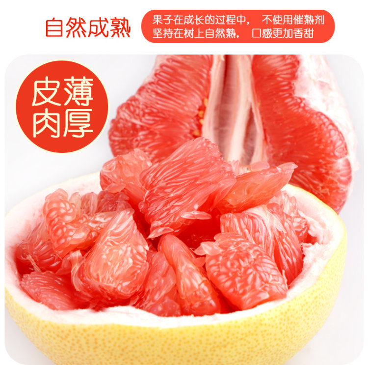 储山福建平和红蜜柚2.5斤现摘 图7
