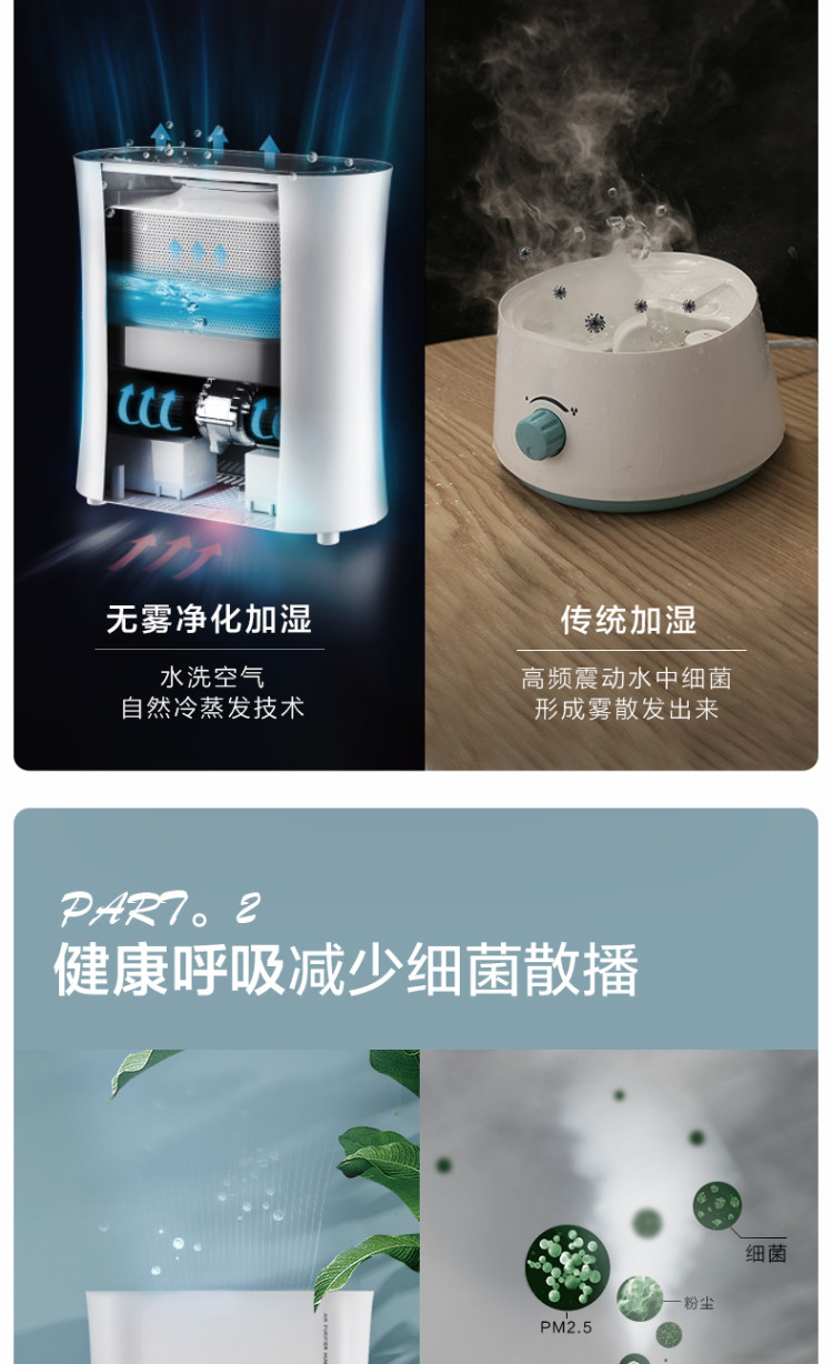 亚都 净化无雾加湿器 无雾放心吸 图4