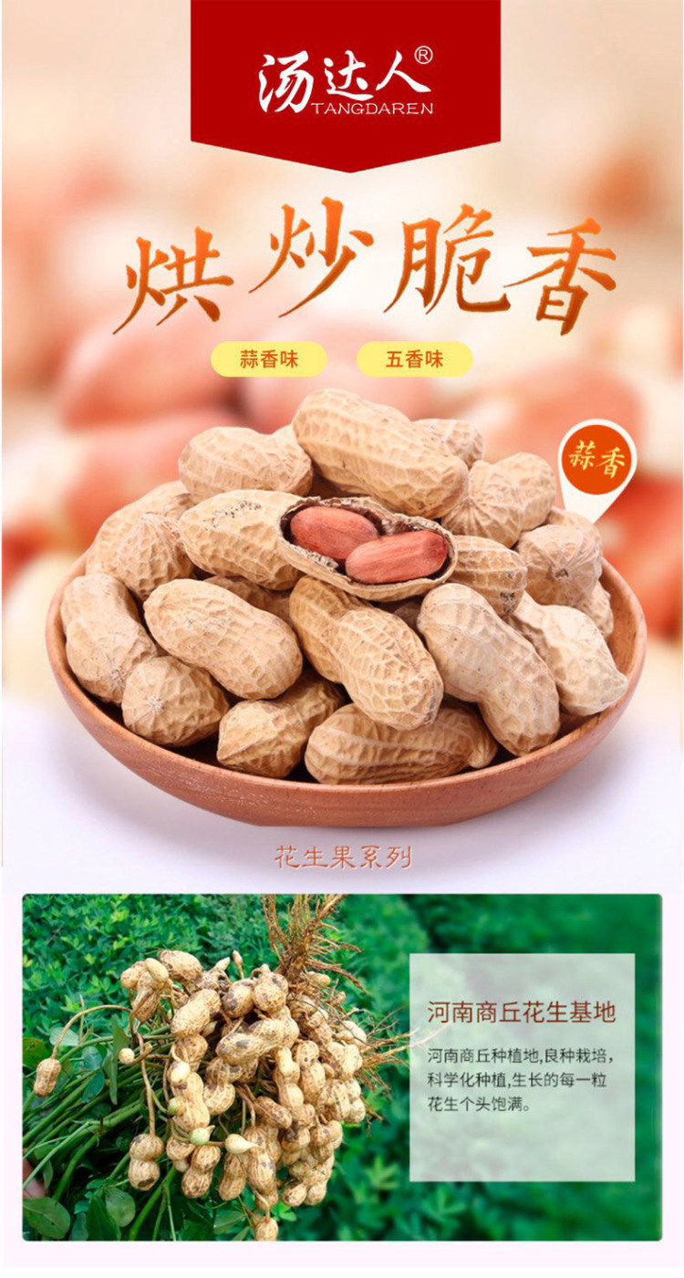 汤达人 龙岩地道花生 500g 图1