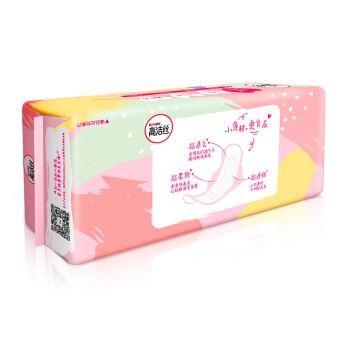 kotex 高洁丝 极薄棉柔迷你护翼卫生巾 190mm*18片 *16件 图4