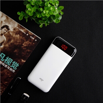 aigo 爱国者 E20000 20000mAh 双向快充移动电源 Type-C 白色 图2