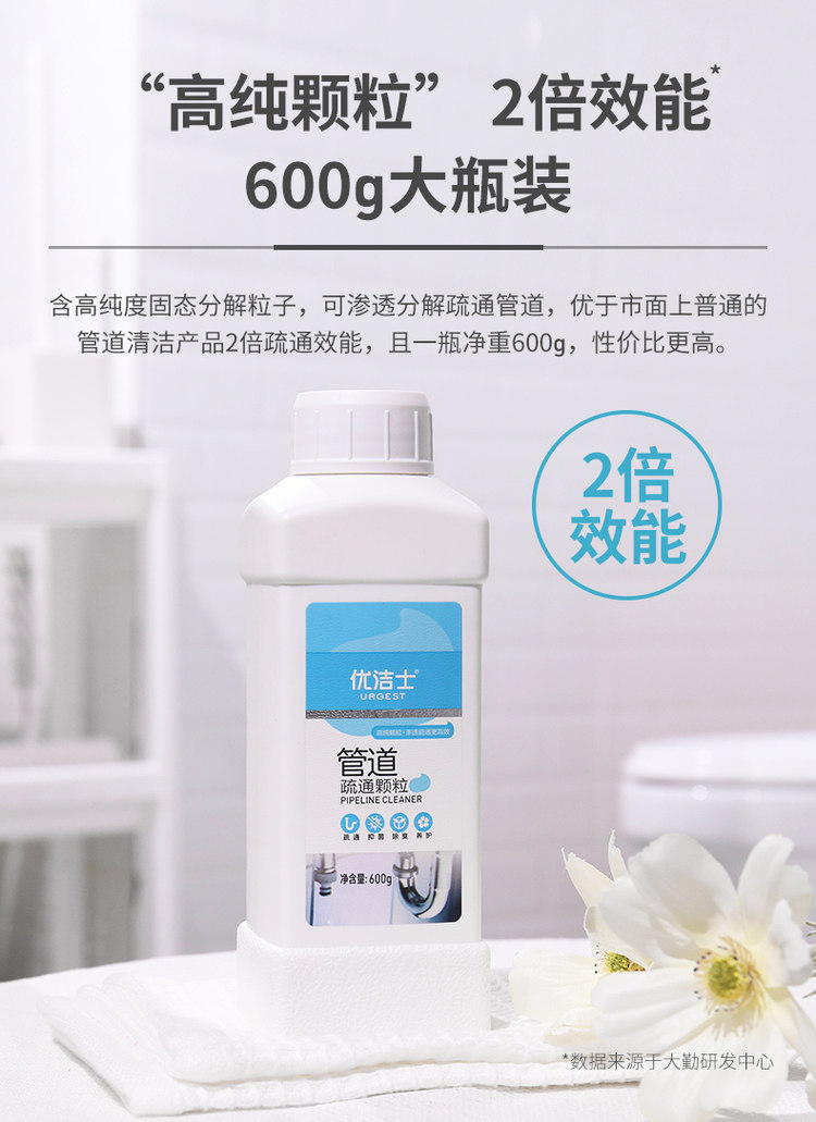 管道疏通剂 强力腐蚀溶解神器除臭 图7