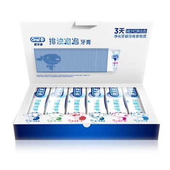 Oral-B 欧乐-B 排浊泡泡牙膏 JOY定制套装 540g *2件 图1