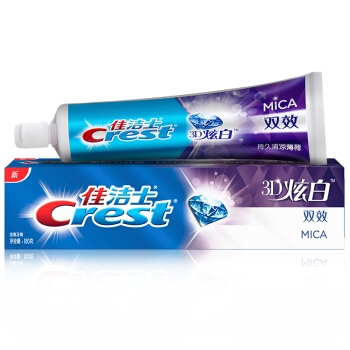 Crest 佳洁士 3D炫白 双效牙膏 180g*6支装 *2件 图5