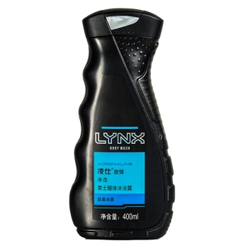 京东PLUS会员： LYNX 凌仕 男士醒体沐浴露 冰击 400ml *6件 图1