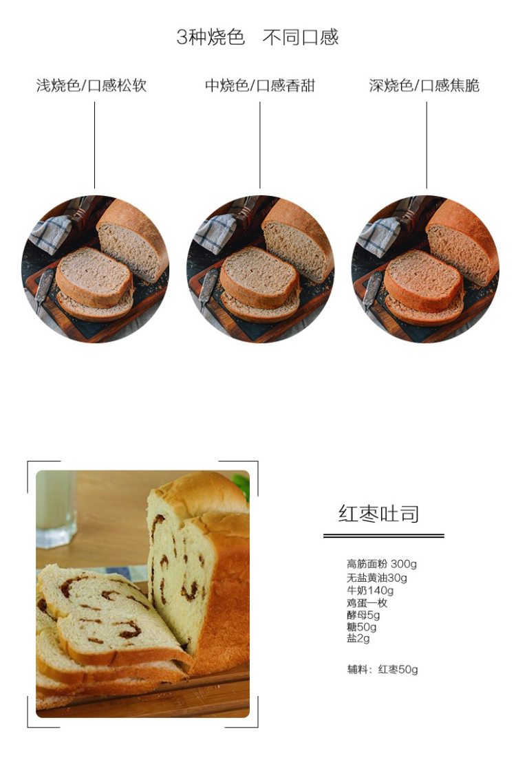 神价格 德国原装进口 福腾宝 WMF 全自动智能面包机 面粉进面包出 图4