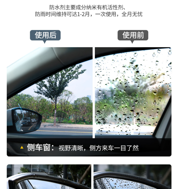 车窗防雾剂除雨剂 入秋开车必备 图7
