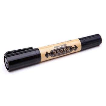 金万年 G-0908 随身带大双头记号笔 黑色 *5件 图5