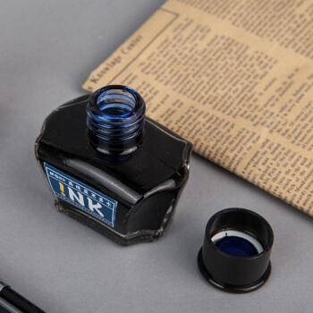 M&G 晨光 AICW9001B 碳素墨水 蓝黑 60ml/瓶 *5件 图5
