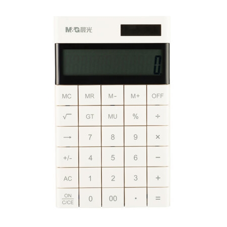 M&G 晨光 无缝按键计算器 双电源 单个装 ADG98719 *4件 +凑单品 图1