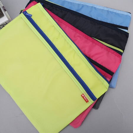 M&G 晨光 ADM92959 A4双层拉链袋 混色4个装 *5件 +凑单品 图4