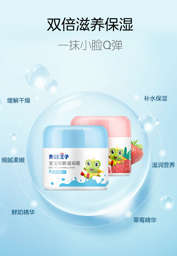 青蛙王子儿童面霜2盒唇膏2支 图3