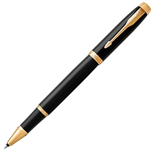 双11预售： PARKER 派克 IM 纯黑丽雅金夹 宝珠笔 (黑色、0.5mm) 图1