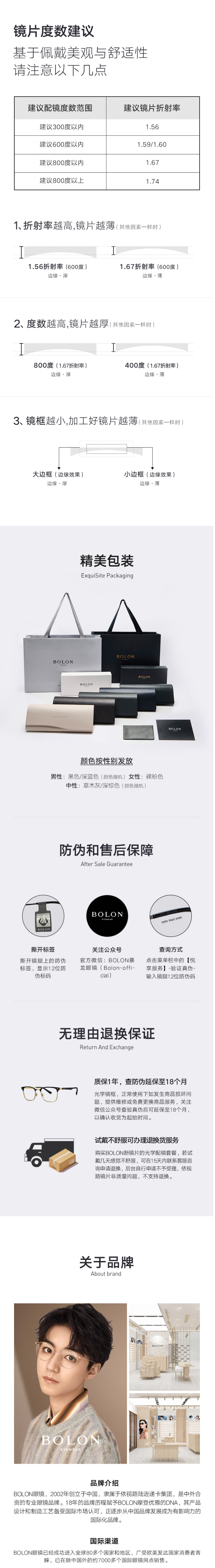 王俊凯同款 暴龙 2020新品 男女光学镜架 图8
