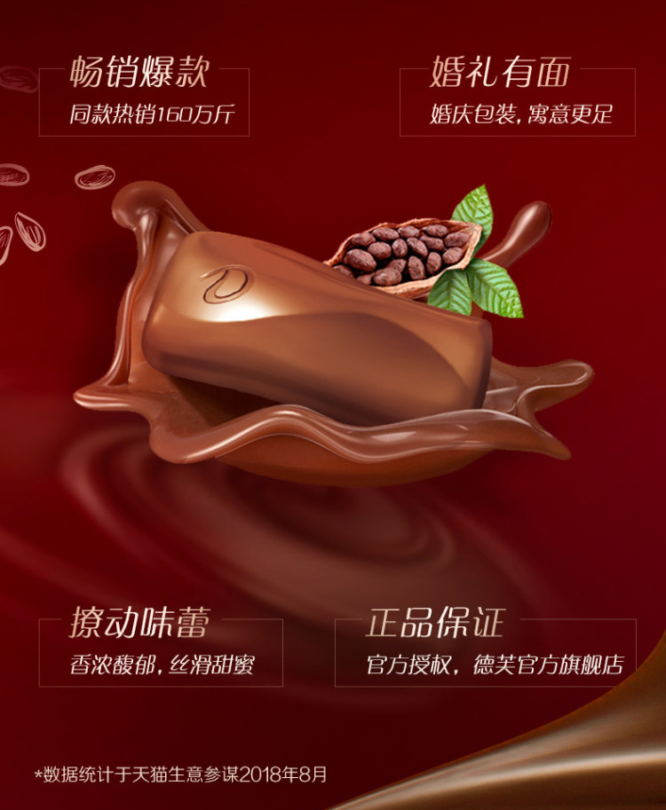 德芙 丝滑牛奶巧克力 4斤散装 图3