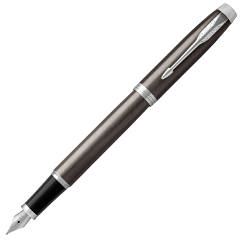 双11预售： PARKER 派克 钢笔 IM系列金属灰白夹墨水笔 *2件 图1