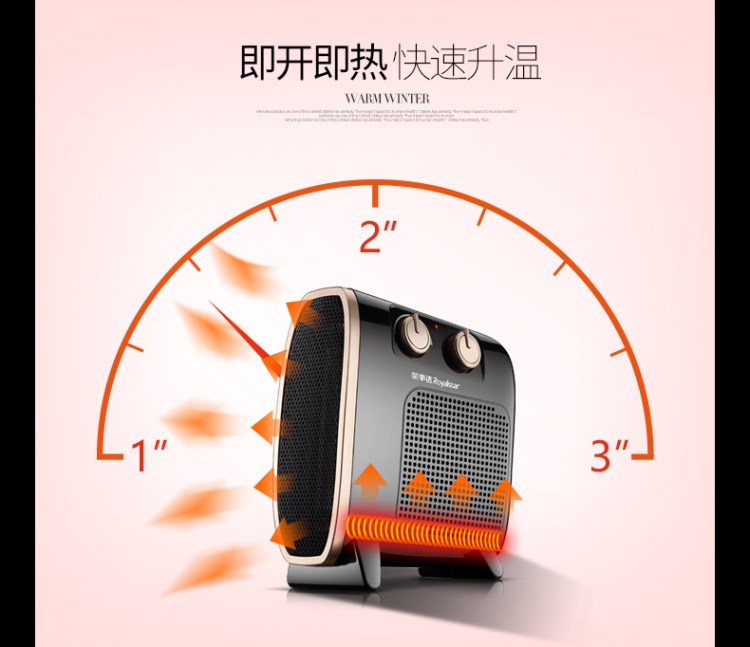 荣事达 小型节能暖风机 图3