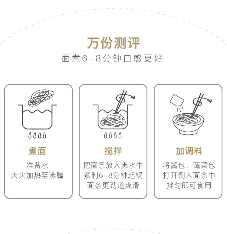 有你一面 爽口椒麻拌面4袋装*2件 图10