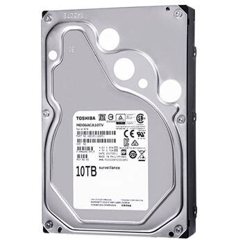 京东PLUS会员： TOSHIBA 东芝 MD06ACA10TV 7200转 256M SATA3 监控级硬盘 10TB 图1