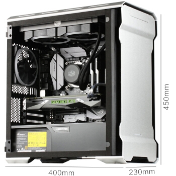 1日0点： PHANTEKS 追风者 PH-ES314ETG 机箱 银色 图3