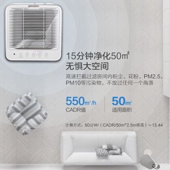 1日0点： Midea 美的 KJ550G-JA32 空气净化器 图4