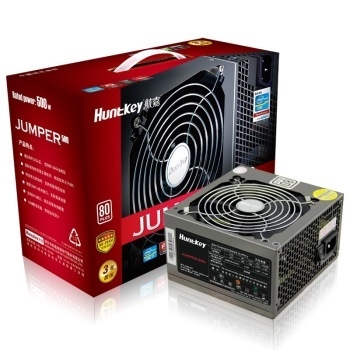 1日0点： Huntkey 航嘉 JUMPER 500 非模组电源（500W、80PLUS白牌） 图2
