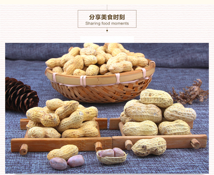 星派 蒜香五香花生500g*2大袋 图6