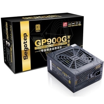 1日0点： Segotep 鑫谷 GP900G 黑金版 电脑电源 金牌（90%）800W 全模组化 图1