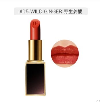 1日0点： 汤姆福特 TOM FORD TF口红 经典黑金唇膏 3g 15 Wild Ginger 大热姜红 *2件 图5
