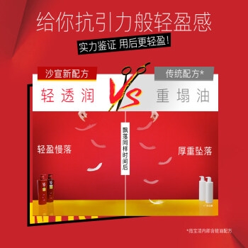 VS 沙宣 清盈顺柔洗发水 750ml *2件 图4