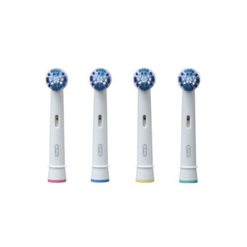 BRAUN 博朗 Oral-B 欧乐-B EB20-4 精准清洁型 电动牙刷刷头 4支装 白色 *3件 图1