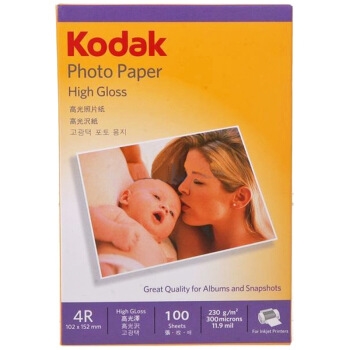 Kodak 柯达 4027-316 光面照片纸相纸 230g 4R/6英寸 100张装 *7件 图2