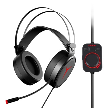Lenovo 联想 拯救者Star系列 Y360 有线游戏耳机 头戴式 7.1声道 黑色 图5