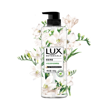 京东PLUS会员： LUX 力士 植萃精油香氛沐浴露 小苍兰香与茶树 550g （买2套赠沐浴露550g） *4件 图1