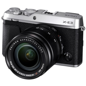 FUJIFILM 富士 X-E3（18-55mm f/2.8-4）APS-C画幅无反相机套机 银色/灰色 图2