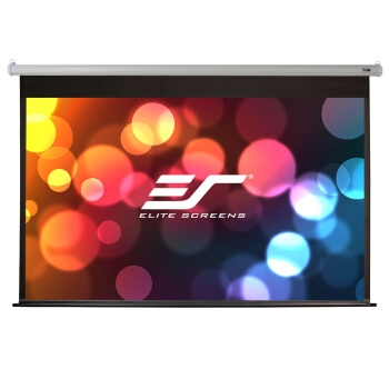 Elite Screens 亿立 100英寸 16:9 白塑电动幕布 图1