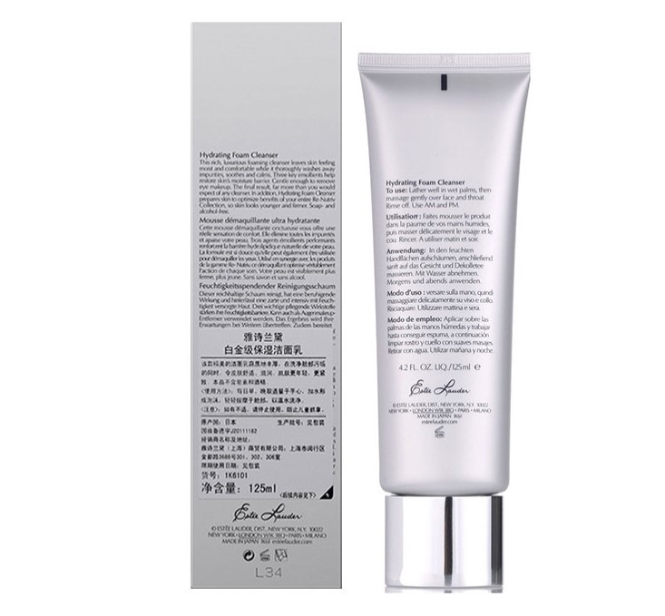 ESTEE LAUDER 雅诗兰黛 白金保湿洁面乳 125ml 图5