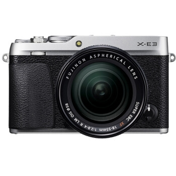 FUJIFILM 富士 X-E3（18-55mm f/2.8-4）APS-C画幅无反相机套机 银色/灰色 图1