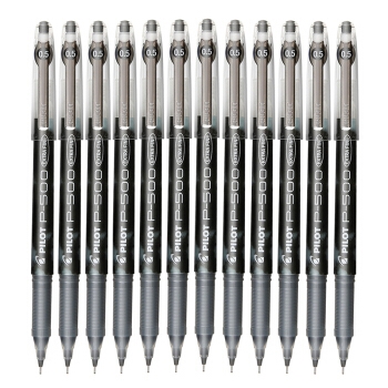 有券的上： PILOT 百乐 BL-P50 中性笔 0.5mm 12支装 3色可选 图1