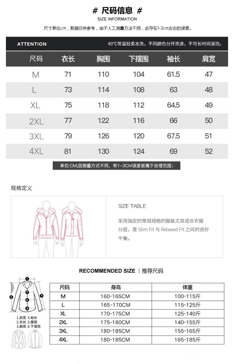 雅鹿 大毛领男士棉服 图5