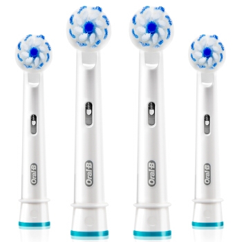 Oral-B 欧乐-B EB60-4 电动牙刷头 4支装，部分地区有货 *3件 图1