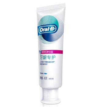 欧乐B（OralB）排浊泡泡牙膏 对抗红肿出血 牙龈专护牙膏40g(新老包装随机发送) *6件 图1