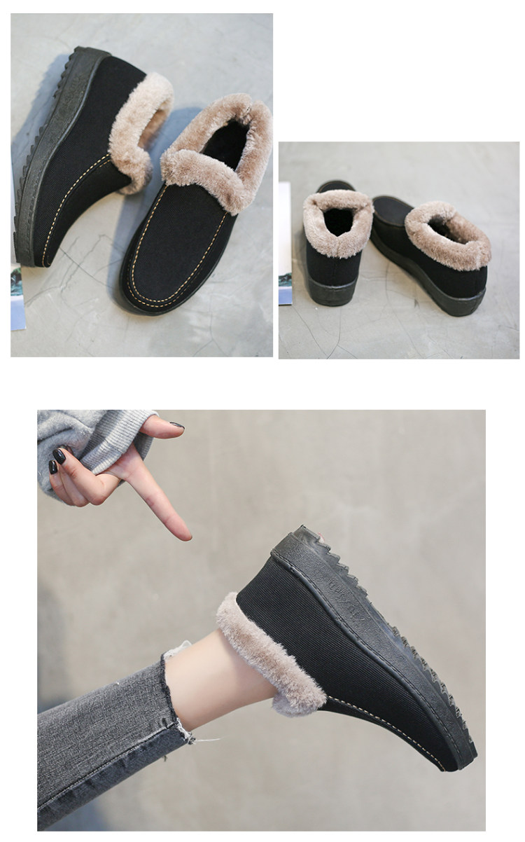 老北京加绒加厚雪地棉妈妈棉鞋 图6