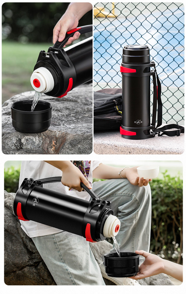 明霞 304大容量保温壶1000ml 图8