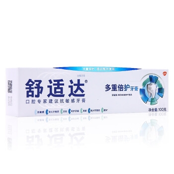 组合购: SENSODYNE 舒适达 全方位防护 抗敏感牙膏 100g*3支+高洁丝190mm护垫 10片*6包装*2件 +凑单品 图2