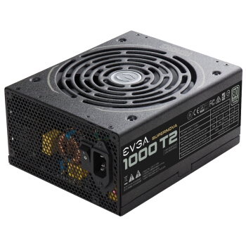 EVGA 1000 T2 电脑电源 钛金牌 1000W 全模组化 图2