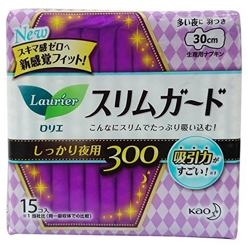 Laurier 乐而雅 S系列 超薄瞬吸量多夜用卫生巾 300mm*8 + 凑单品 *7件 图2