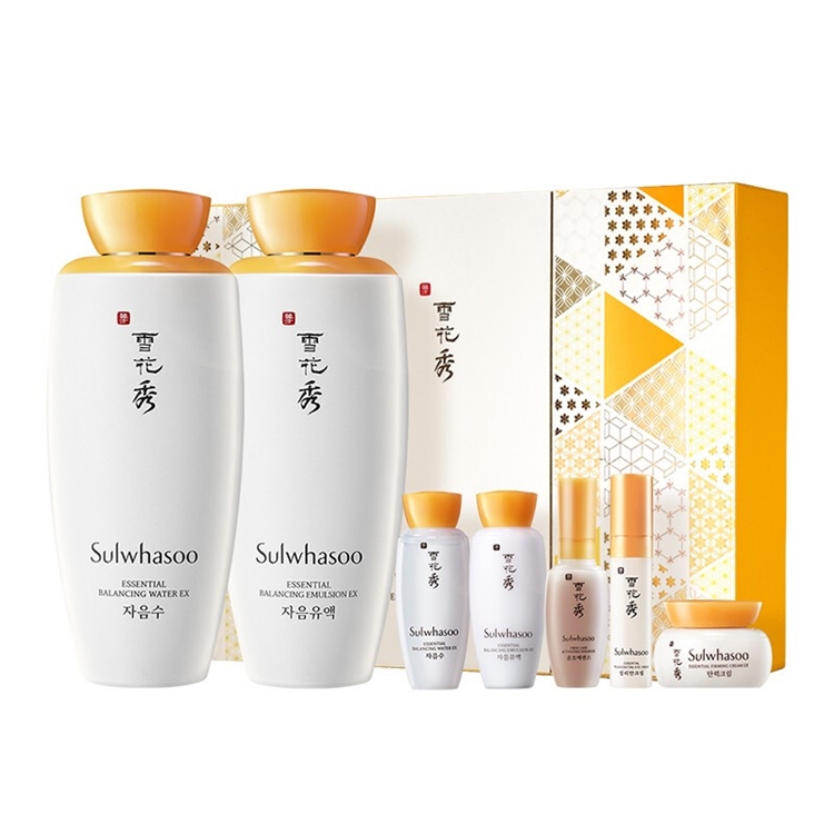 Sulwhasoo 雪花秀 滋盈肌本护肤礼盒（润颜水125ml+润颜乳125ml+打底精华+面霜） 图1