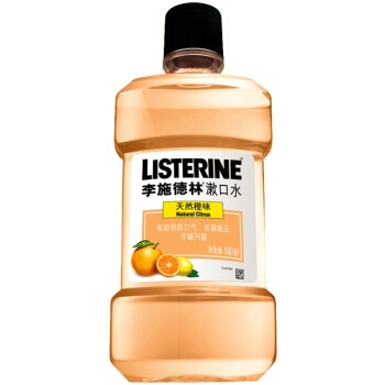 LISTERINE 李施德林 天然橙味 漱口水 500ml *8件 图1