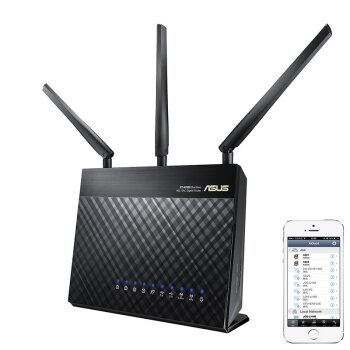 ASUS 华硕 RT-AC68U AC1900M 双频千兆 无线路由器 图2